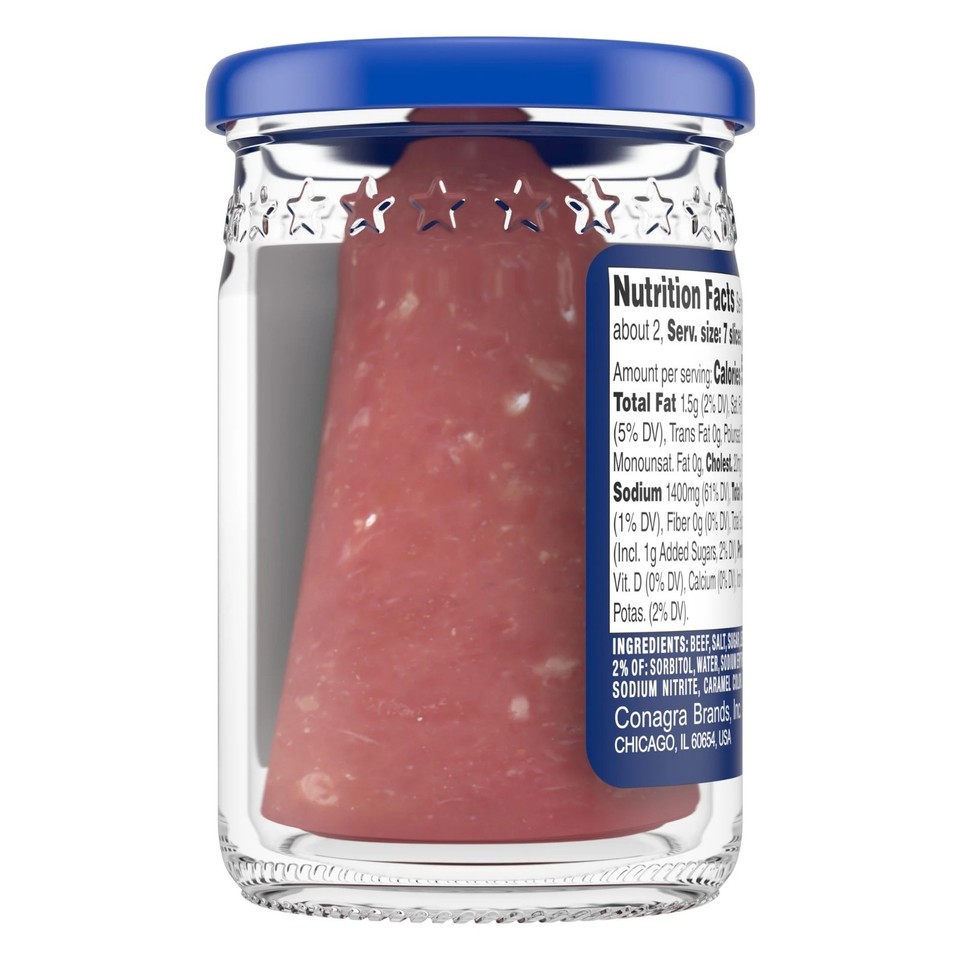 (2 pack) Armour Star Sliced Dried Beef, 9g Protein Per