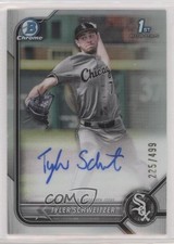 2022 Bowman Draft Chrome Pick Refractor /499 Tyler Schweitzer #CDA-TSR Auto 0c3e