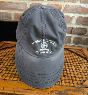 Tommy Hilfiger Navy Gray Embroidered 'All American' Baseball Cap