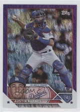 2023 Topps Series 2 Retail Purple Foil 107/799 Austin Barnes #588 09wa