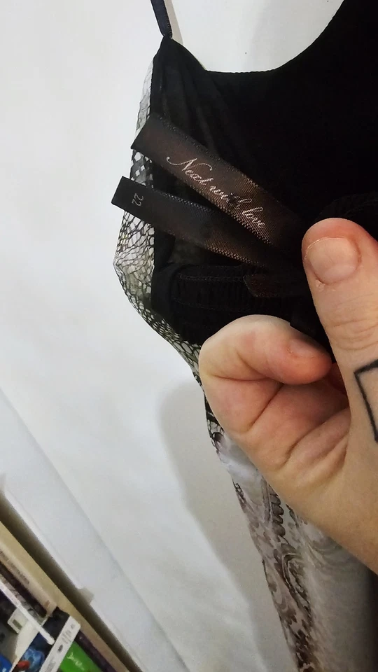 Next Multicoloured Paisley Halterneck Dress Size 22 New without tags - Image 4 of 4