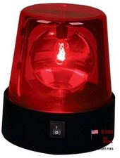 3inch Rotating Flashing Beacon Party Lamp DJ Strobe Light Disco Ball Light, Red