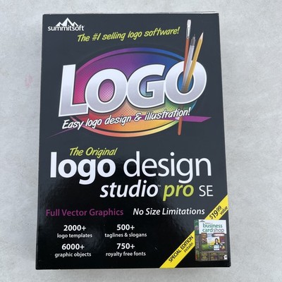 Summitsoft Logo Design Studio Pro SE Includes Business Card Shop 4.0 - Open Box