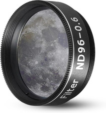 1.25 Telescope Moon Filter ND96-0.6 Neutral Density 25 Light Transmission, R