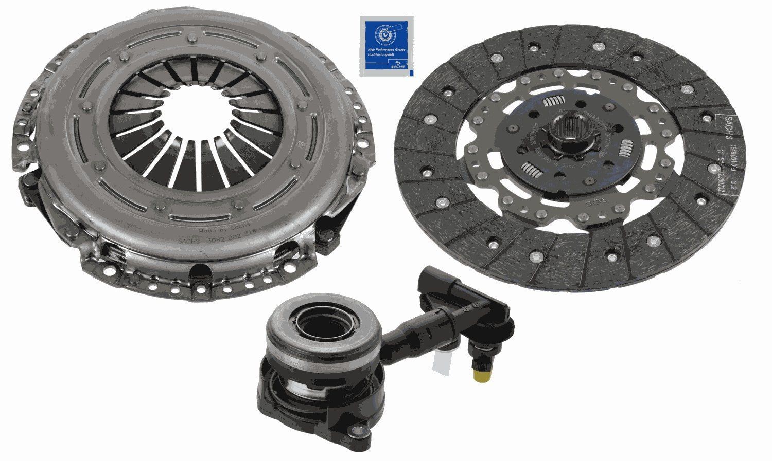 SACHS Clutch Kit 3000 990 422 For FORD FOCUS III Turnier 2010 to 2020