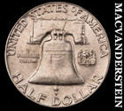 1963 Silver Franklin Half Dollar - Scarce  Extra Fine  Better Date  #M632 — photo 2