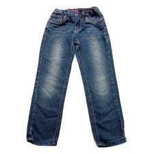 Lee Jeans 6 Girl's Skinny Adjustable Waist Straight Leg Cotton Polyester Spandex