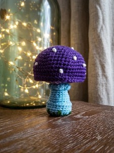 Champignon Magique en Crochet – Fait Main avec Amour