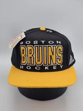 NEW Vintage Boston Bruins NHL Hockey Sports Apex One Wool Blend Hat Snapback 