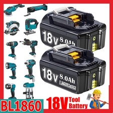 2 Pack 8000mAh 18V For Makita LXT Lithium-Ion BL1830 BL1850 BL1860 Battery