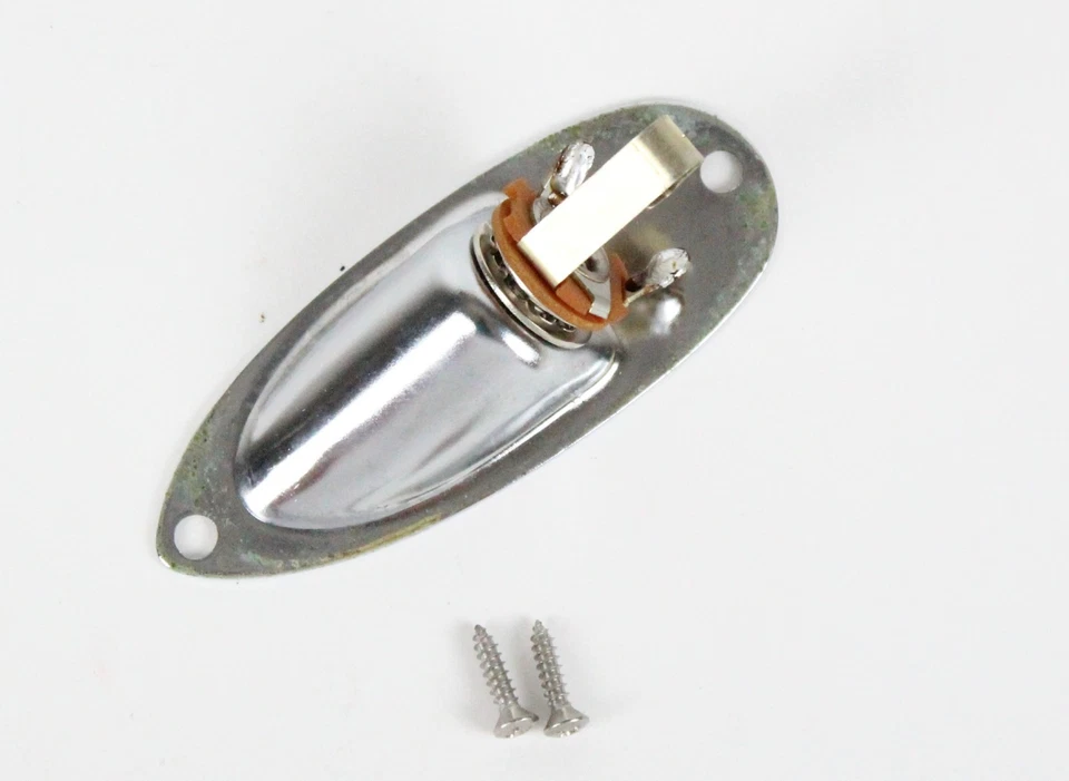 Fender Stratocaster Plus 1987 vintage placa de conector de entrada EE. UU. Strat años 80 Foto 2 de 4