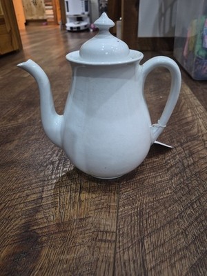 Vintage Antique Farmhouse Elsmore & Forster Ironstone White Pitcher Cottagecore