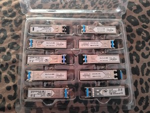 Lot Of (10)Cisco GLC-LH-SM 1000BASE-LX/LH SFP transceiver modules