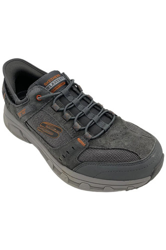 Skechers Men's Oak Canyon Consistent Winne Sneakers Grey/Orange