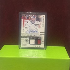 2024-25 UD Ultimate Collection Charlie Lindgren Pro Threads Auto #43/99