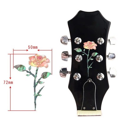 Headstock Decal Sticker Guitar Neck PVC Sticker DIY Guitars Accessories Guitar