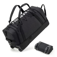 85L Expandable to 100L Rolling Duffle Bag Standard: 85L  Expanded: 100L Black