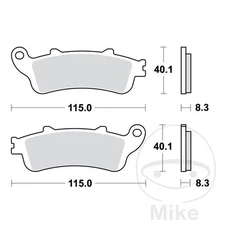 37845-compatibile con HONDA XL 1000 VA VARADERO ABS 94 CV, 69 KW 2CIL. SD02C 9 B