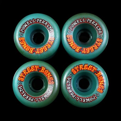 Powell Peralta Street Bones 58mm NOS Skateboard Wheels Blue Teal Never Used