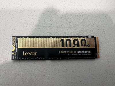 Lexar Professional NM1090 PRO 2TB PCIe Gen 5x4 NVMe M.2 Internal SSD