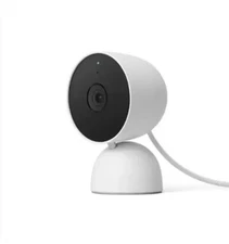 Google Nest Cam Indoor Wired Security Camera (GA01998-US) - Snow