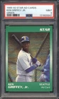 1988 - 92 Star Ad Cards Baseball KEN GRIFFEY JR GREEN PSA 9 MARINERS MINT HOF