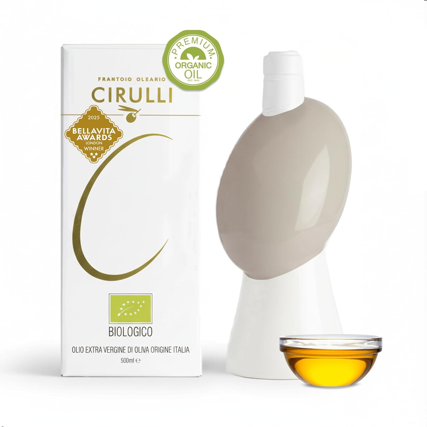 &ndash; Ceramic Olive Oil Bottle &ndash; 500ml (16.9