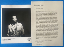 Hugh Harris - Alice 1989 Capitol Promo Photograph 10"x 8" & Press Release Letter