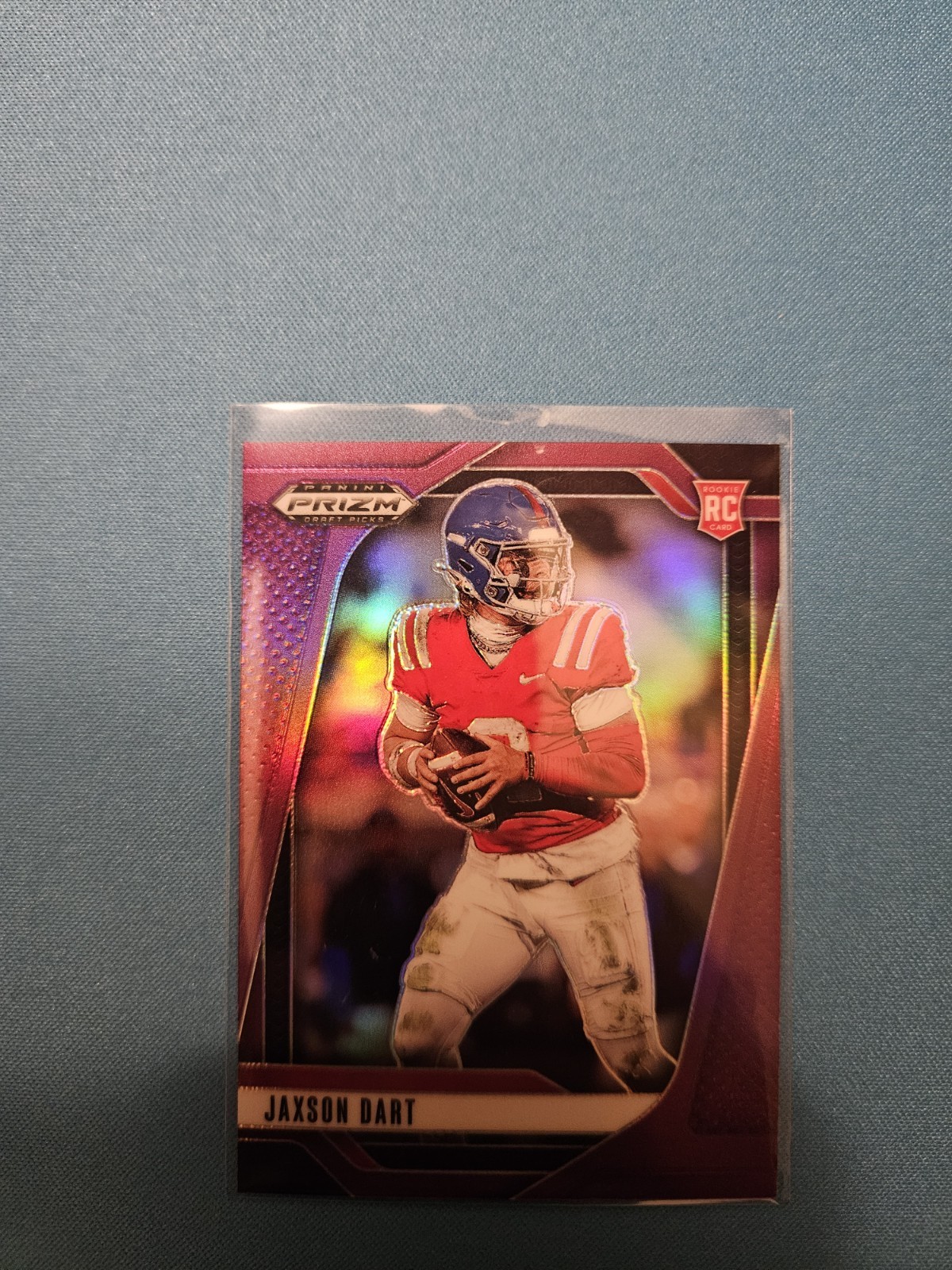 2025 Panini Prizm Draft Picks - Jaxson Dart #90 True Purple Prizm /99