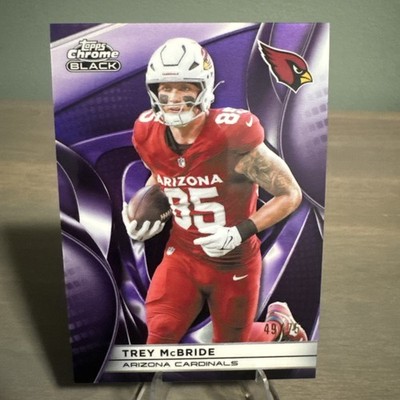 2025 Topps Chrome Black PURPLE /75 Trey McBride #3
