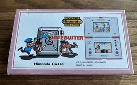 Nintendo SAFE BUSTER boxed GAME & WATCH Box Instructions