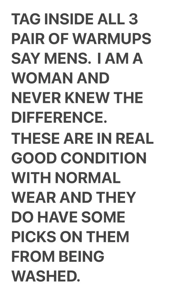 Conjunto de 3 pares de pantalones deportivos Champion para hombre y mujer rojos, negros, blancos L LEER Foto 2 de 4