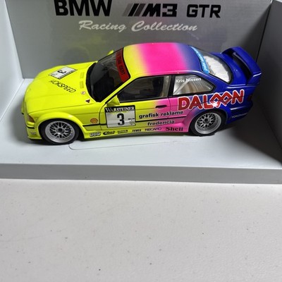1.18 1993  BMW E36 M3 GTR DRIVER NISSEN UT MODELS DIECAST MODEL #6. READ