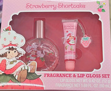 Strawberry Shortcake Fragrance Lip Gloss Set Pink Strawberry 2pc 1.69 fl oz