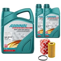 MotoröL Set 5W-30 Giga Light MV 0530 LL 7 Liter + ÖLfilter FüR Audi TT A3 Q3 2.5