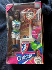 1998 WNBA Christie Friend of Barbie Doll Shoot & Pass Basketball, NRFB, NIB, VTG