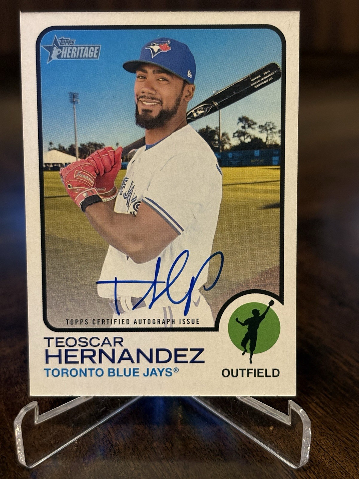 2022 Topps Heritage Teoscar Hernandez Real One Auto #ROA-TH