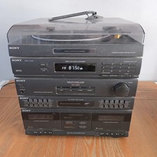 Sony XO-D20S Stereo Deck Receiver Tape Radio Record Player -SPARES/REPAIRS