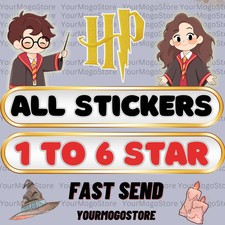 MOGO ALL Stickers 1-2-3-4-5-6 Stars COMPLETED MONO GO FAST SEND