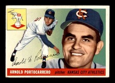 1955 Topps #77 Arnie Portocarrero VG/VGEX X3607006