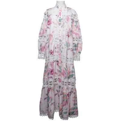 Bleu De Jade, Maxikleid, Größe: L, Pink/Weiß/Mehrfarbig #dNS