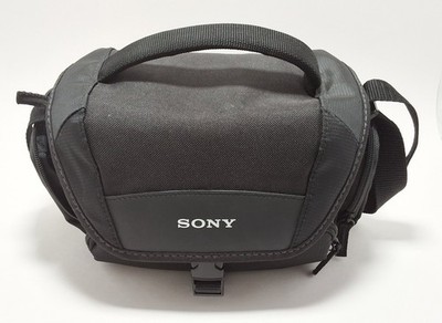 Sony LCS-U21 Camcorder and Camera Soft Carrying Case - Black, Extra Pockets