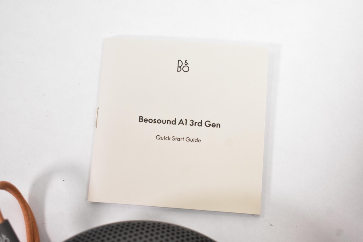 Bang & Olufsen Beosound A1 3rd Gen Warm Granite Portable Bluetooth