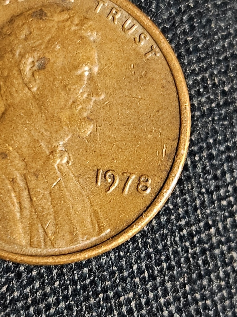 1978 Penny Errors No Mint Mark, Struck Off Center, 3.1 g | eBay