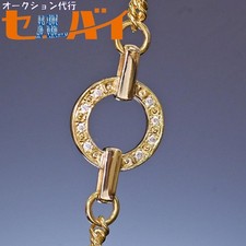SJX DIAMOND CIRCLE ANKLET Diamond K18 Gold 26cm High Jewelry