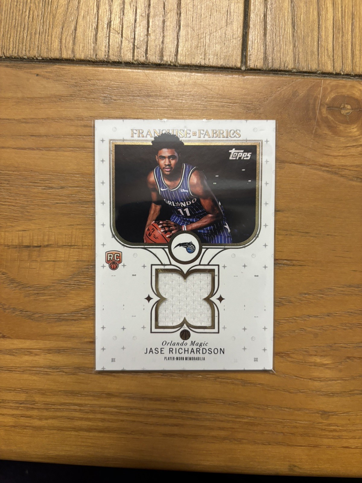 2025-2026 Topps Flagship Jase Richardson RC Franchise Fabric Patch Magic