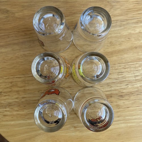Pac-Man Ghosts Blinky Inky Pinky Clyde Cherry Collectible Shot Glasses Set of 6 - Picture 11 of 13