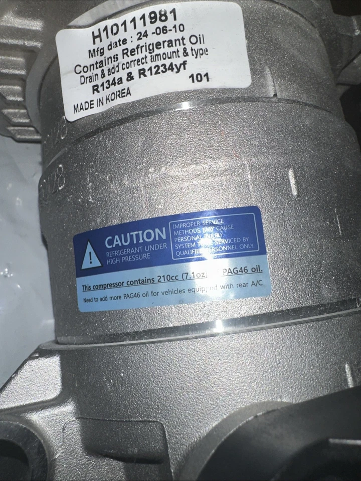 Chevrolet Express 1500/500/3500 1999-2002 compresor de aire acondicionado nuevo Foto 3 de 4