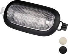 Car Roof Light Interior Dome Lamp Assembly-Black-with Manual Control