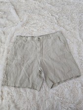 Tommy Bahama Shorts Mens Size 42 Beige Tan Cotton Relax Preowned Excellent